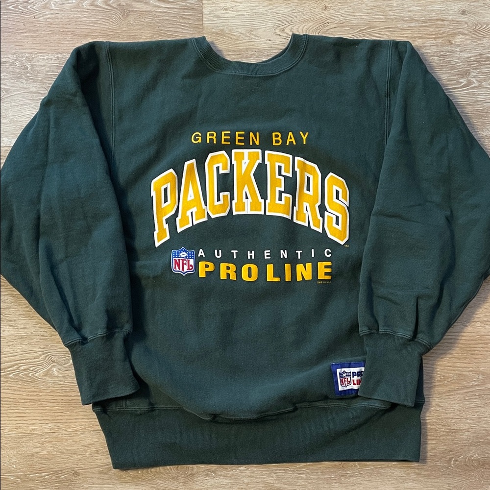 Vintage Champion Packers Green Crewneck Sweatshirt